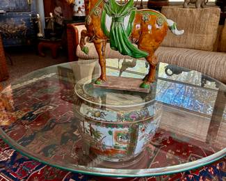 19th Century Fish Bowl glass top table
Vintage Tang Horse