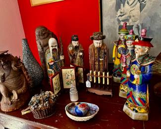 Chinese Carved Scholars
Signed Chop Sticks
Chinese Emperors