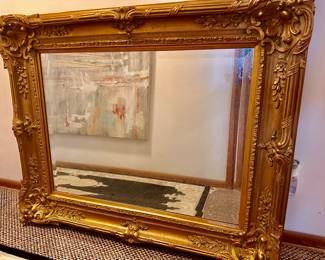 Large Gold Frame Mirror
54” x 44”