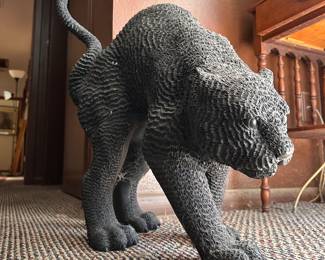 Patinated Bronze Pantherl