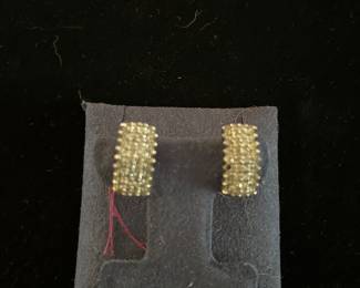 10k 2 carat diamond earrings