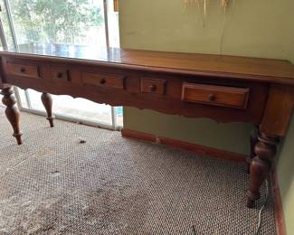 Vintage Table with Drawers