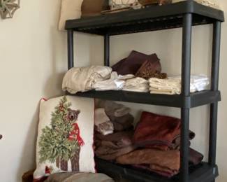 Nice linens, towels, curtains, placemats, serving and more