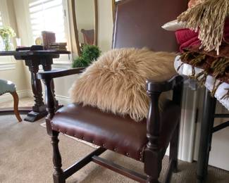 Nail had accent, solid, wood, single armchair, beautifully covered