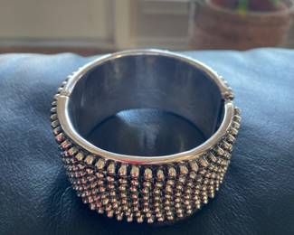 Giant, heavy sterling cuff Mexico