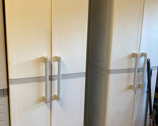 Nice locking plastic cabinets