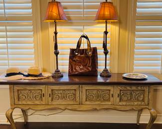 French style console With storage