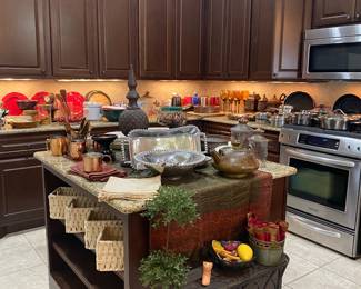 Stainless steel, pots and pans, serving hosting, Storage, Utensils, knives, Pewter ware & more