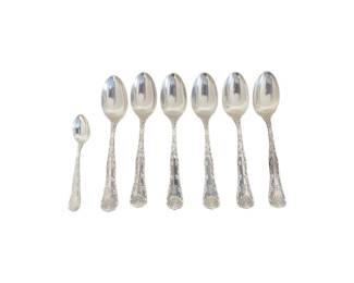 Tiffany & Co. Wave Edge Sterling Silver Spoons