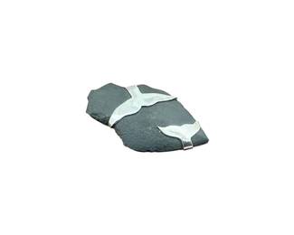 Whale Tail Brooch