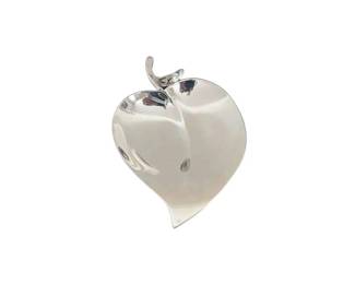 Tiffany & Co. Art Deco Sterling Silver Leaf Catchall Dish