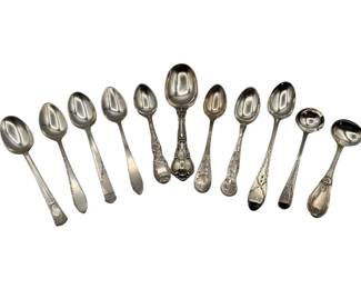 Sterling Silver Spoons Various Makers