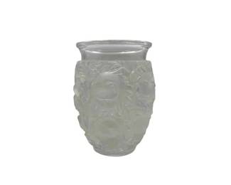 Lalique Fance Bagatelle Sparrows Vase