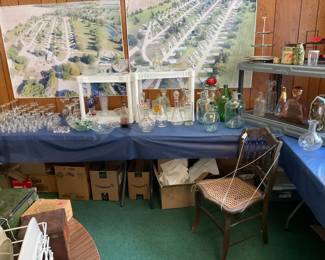 Crystal and other glassware bottles