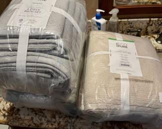 New Bath towel sets