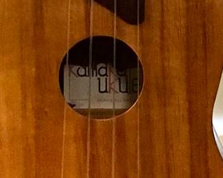 Vintage Kamaka HF-1 Koa Soprano Ukulele-White label. 