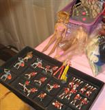 Fashion Queen Barbie and a # 6 barbie Lead men.