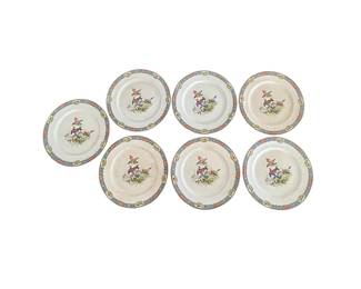 John Maddock & Sons Plates, Set of 7