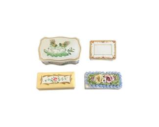 Porcelain Stamp Holder Collection
