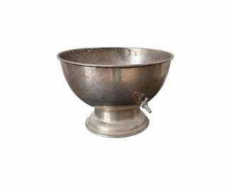 Pewter Bowl with Spigot