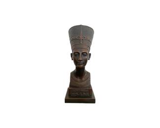 Nefertiti Ancient Egyptian Queen Bust Ceramic Sculpture 