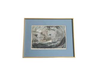 1878 Harper's Weekly, Holiday Excursions - Steamers in Rockaway Inlet, Drawn by Schell & Hogan