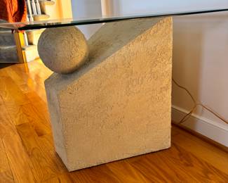 80's Post Modern End Table