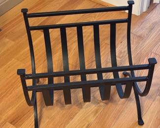 Solid Steele Fire Wood Holder