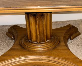 Mid Century Coffee Table 13.5"H 20"D 30"L