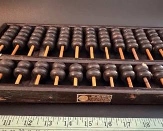 Vintage wooden abacus