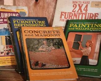 Vintage home maintenance books