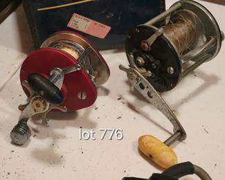 Vintage fishing reels