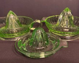 Uranium glass juicers