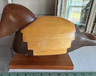 Wood duck, handcrafted by Richard Huempfner