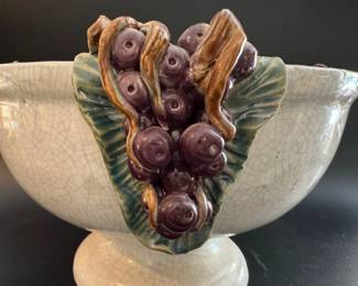 Majolica pottery bowl