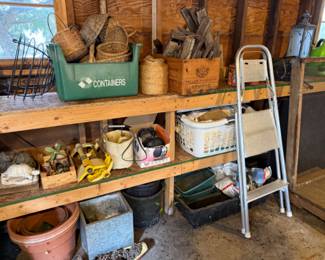 Baskets, Planters, Step Stool
