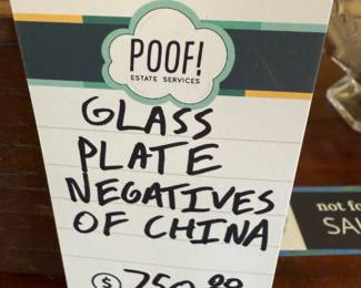 Glass Plate Negatives of China