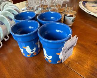 Waechtersbach Set Of 4 Flower Pots