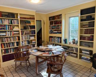 Books, Table and Chairs