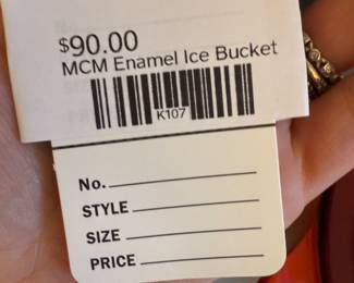MCM Enamel Ice Bucket