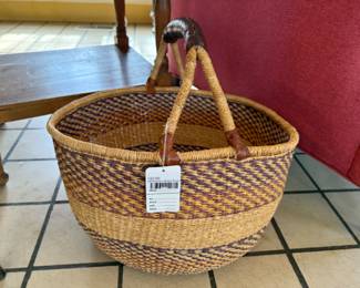 Handwoven Bolga Basket