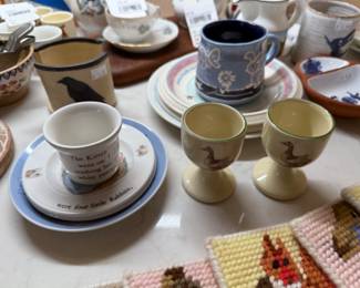 Egg Holders, Plates
