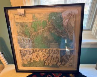 Grand Canyon Relief Map