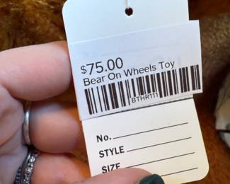 Bear on Wheels Toy