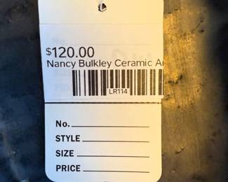 Nancy Bulklet Ceramic Art Dish