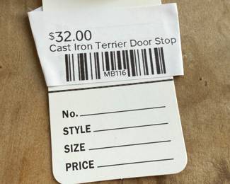 Cast Iron Terrier Door Stop