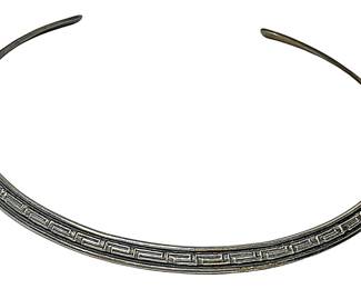 Sterling Silver Choker Necklace