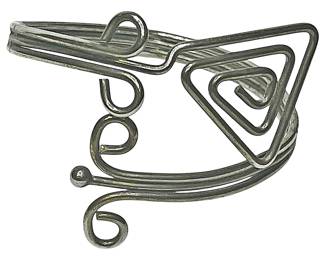 Vintage Silver Free Form Bracelet