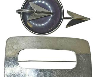 Vintage Silver Brooches