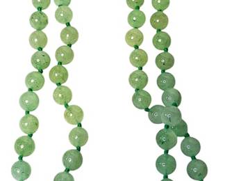 Green Jade Colored Necklace